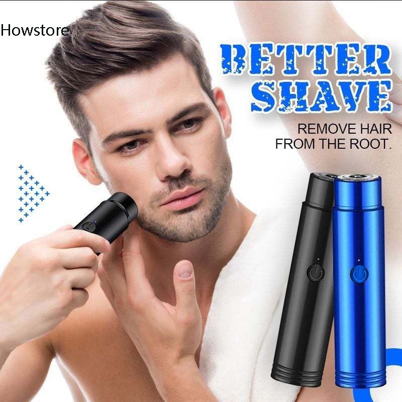 Mini Electric Shaver for Men Portable Electric Razor Beard Knife USB Charging Men's Shavers Face