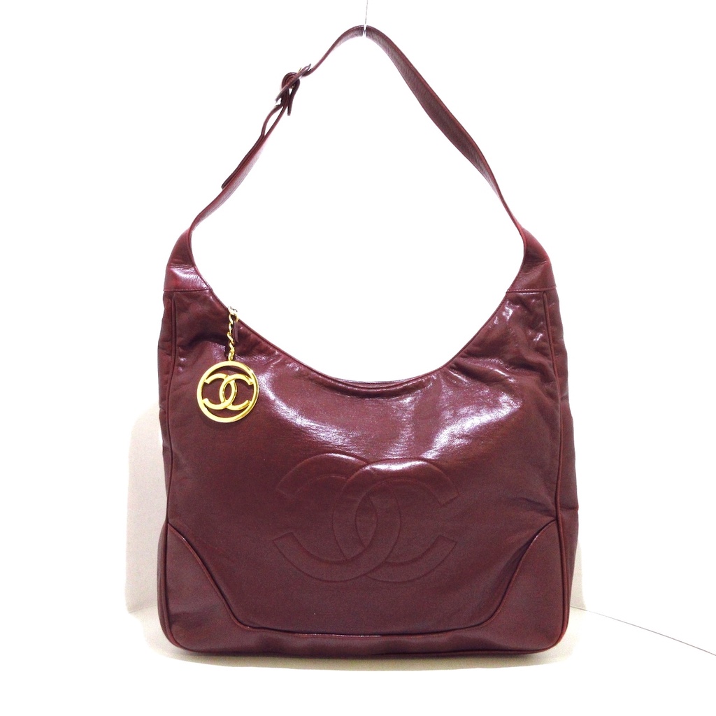 Secondhand CHANEL shoulder bag Bordeaux