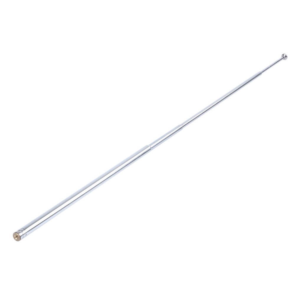 Durable Essential 【】【】96cm Length 7 Section Telescoping Stainless Steel AM FM Radio TV Antenna - Image 3