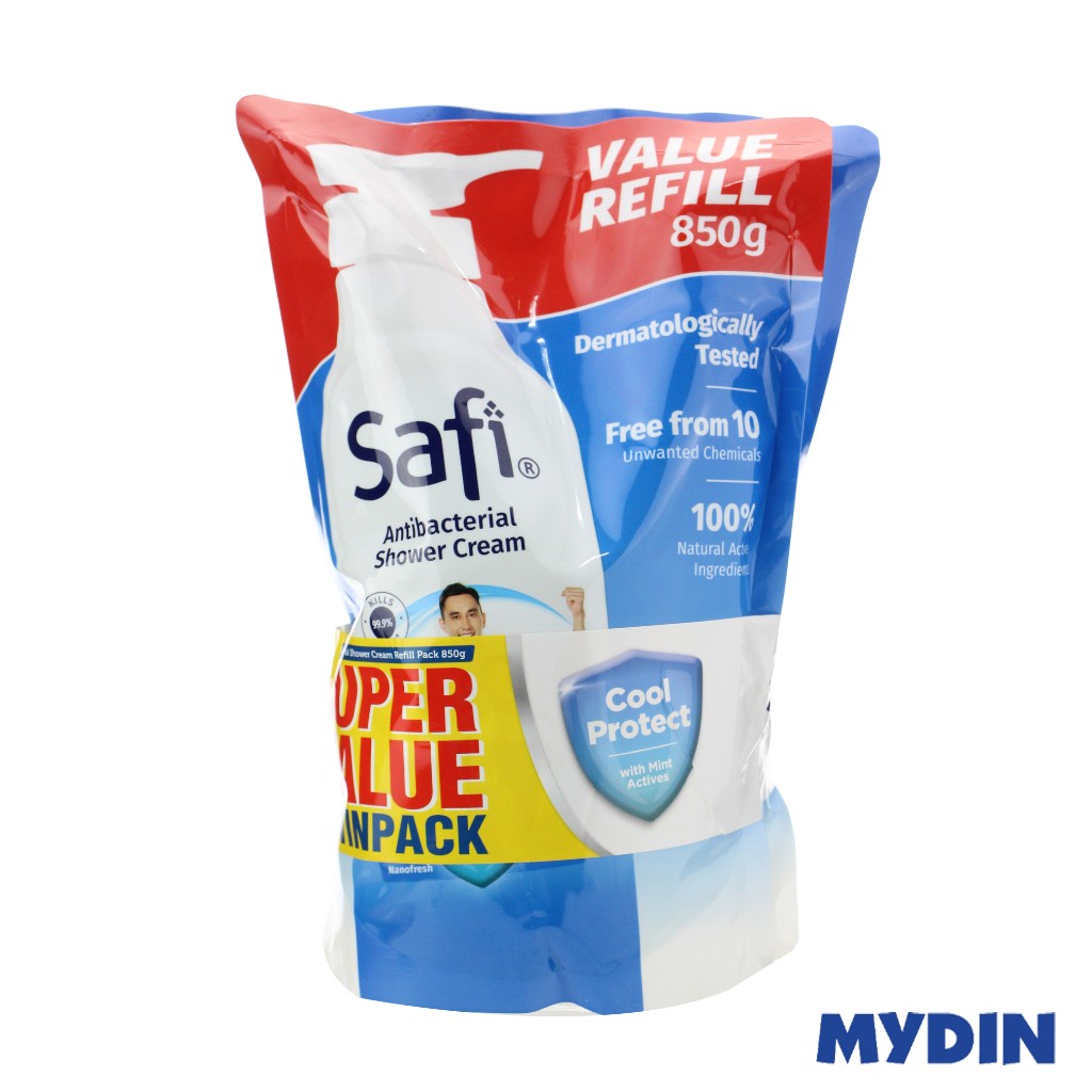 Safi Protect Bodywash Refill Twinpack Cool (850g)