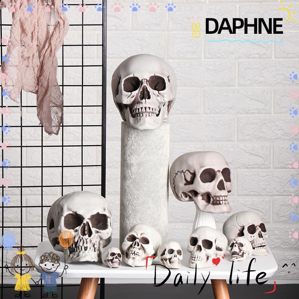 DAPHNE 1PC All Size Human Skeleton Terrible Halloween Props Skull Head Party Decoration Home Decor High Quality Game Supplies Hanging Decor