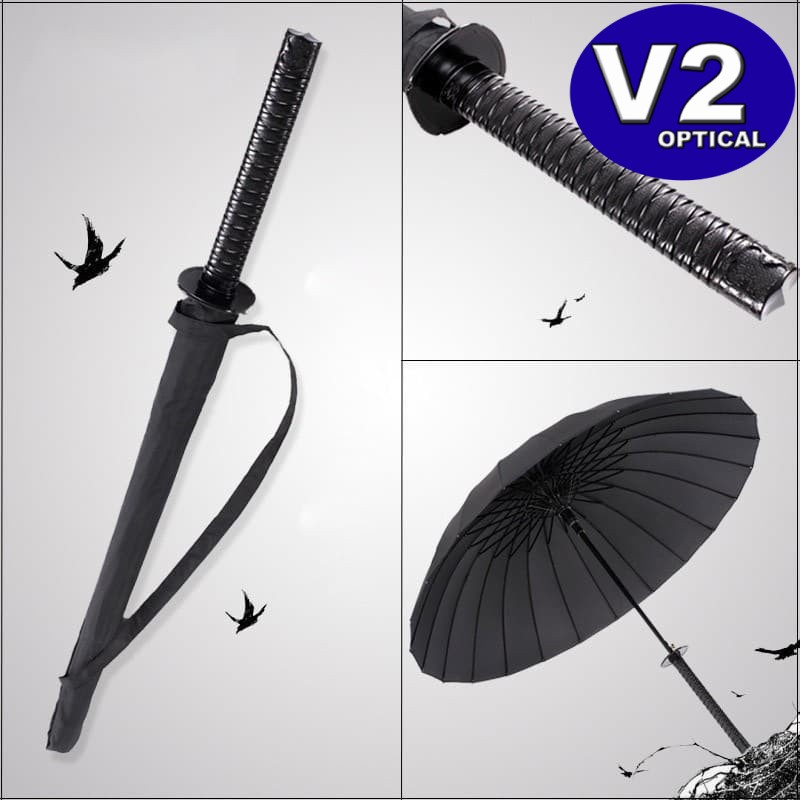 Long Handle Windproof Samurai Sword Umbrella Japanese Ninja-like Sun Rain