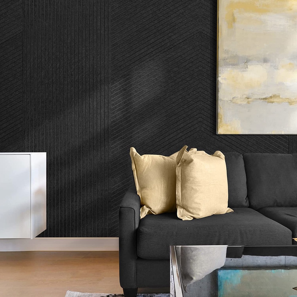 Premium Purpose Upgrade Acoustic Panel 24 x 12 0.4 Inches Sound proof Panels Noise Absorbing Equidistant Slot Versatile - Image 2