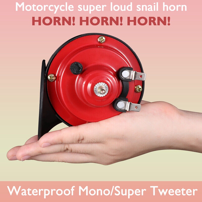 DUAL TONE POWERFUL CAR AIR HORN 2PCS(SET) Universal 12V Hon Kuat BM Snail Siput Twin Loud Electro Magnetic Hon Kereta