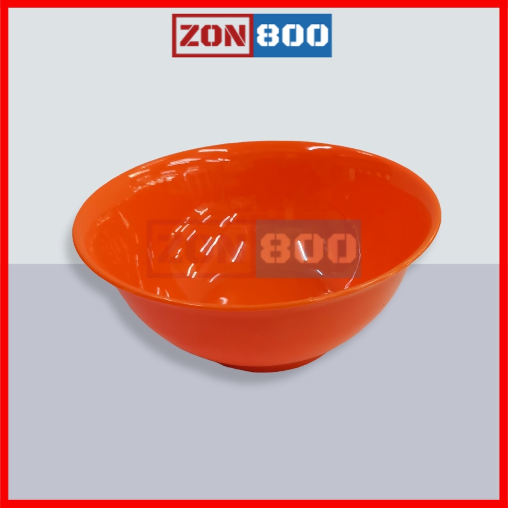 Mangkuk / Round Bowl / Soup Bowl / Mangkuk Laksa / Mee Soup Bowl / Orange Colour Made In Malaysia 6" / 7" ( 1pcs )