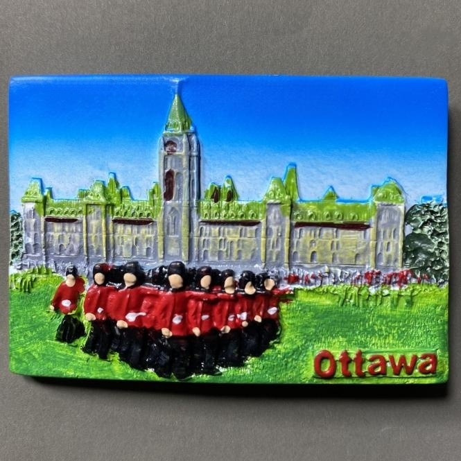 Capitol Building, Ottawa, Canada Refrigerator Fridge Magnet Sticker Handmade Resin Travel Gift Souvenir Collection Decoration