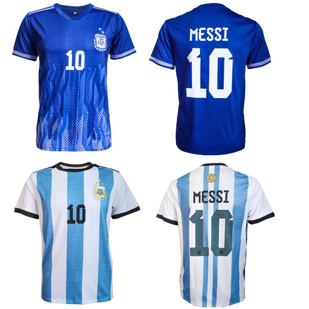 (HARGA BORONG / PLUS SIZE ) MEN JERSEY MESSI ARGENTINA VIRAL T-SHIRT NEW (BAJU JERSI LELAKI LENGAN PENDEK BOLA SEPAK)