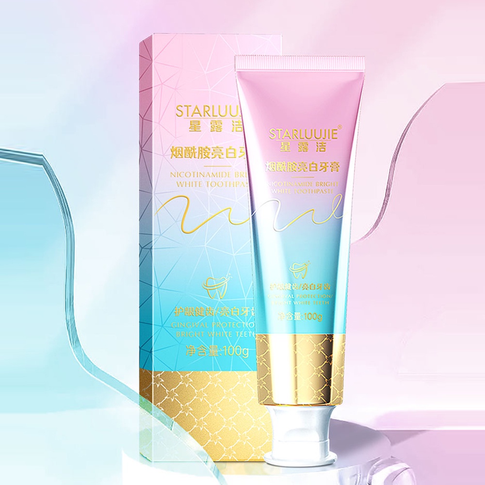 Reliable Essential Hailicare Niacinamide Whitening Toothpaste 100g Stain Remove Yellowing Fresh Breath Clean Teeth Or... - Image 4