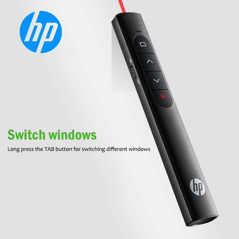 HP SS10 Wireless Presenter Pen PowerPoint Presentation Clicker Remote Flip Pointer Control Pen USB