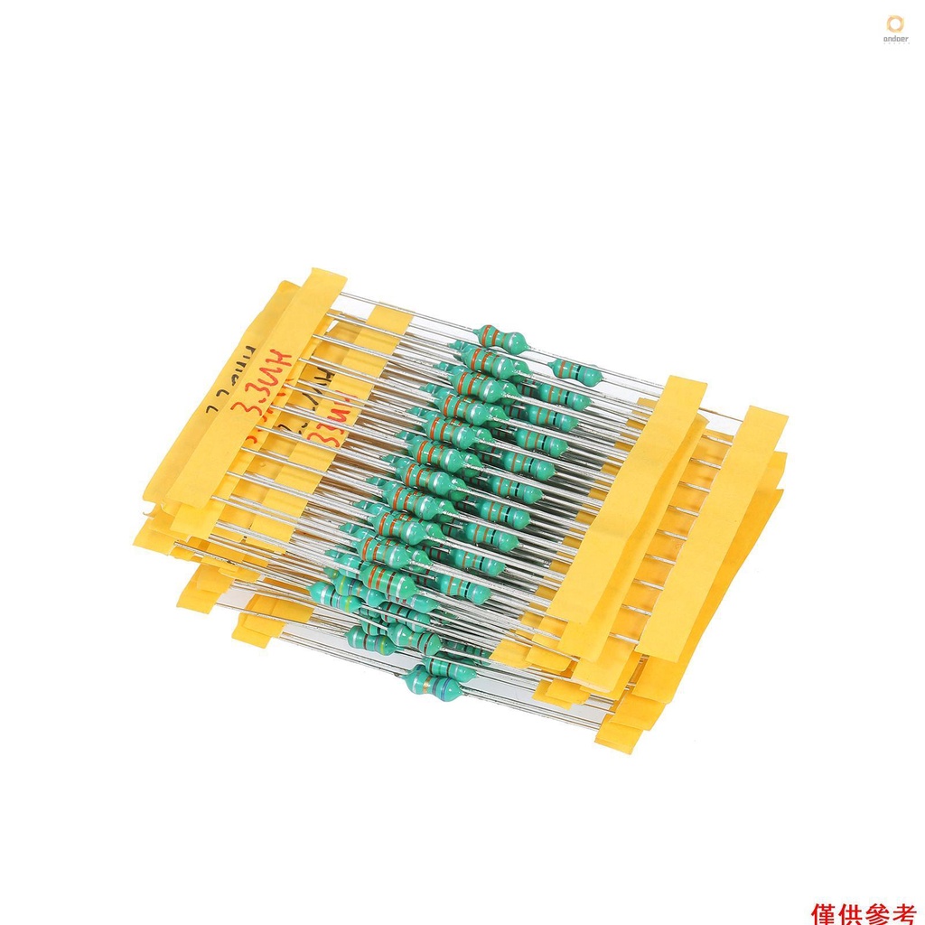 200Pcs φ0510 DIP Chromatic Ring Inductor Assortment Kit Set Tolerance ±10% Power 1W 20 Inductance 1/10/100/2.2/22/220/3.3/33/330/4.7/47/470/6.8/680/15/150μH 1/2.2/3.3/4.7MH