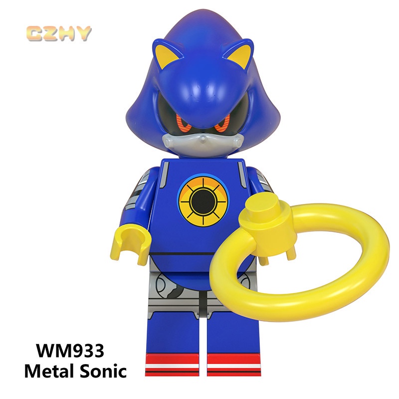 Quality Essential Collectible Metal Sonic LEGO Minifigure Set Shadow Knuckles Amy Rose Perfect Building Blocks Toy Kids - Image 4