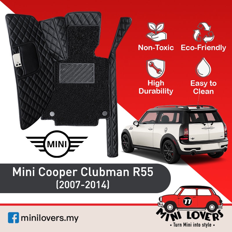 Mini Cooper Clubman R55 (2007-2014) Premium Double Layer Car Mat / Karpet Kereta