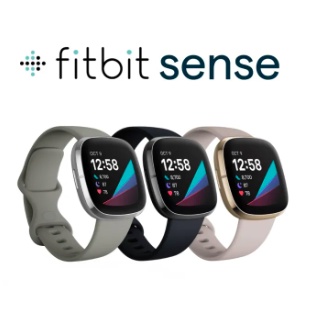 【Clearance Sale】Fitbit Sense GPS Smartwatch Built-In AMOLED Display GPS Tracking Stress Detection Tracking Sport Smart Watch