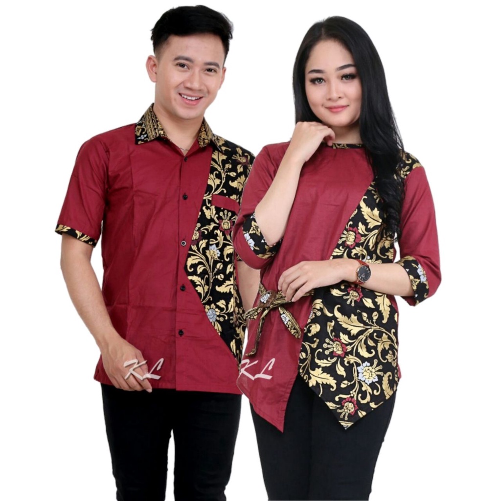 Modern Batik Couple Top - Latest Batik Couple, malena batik blouse
