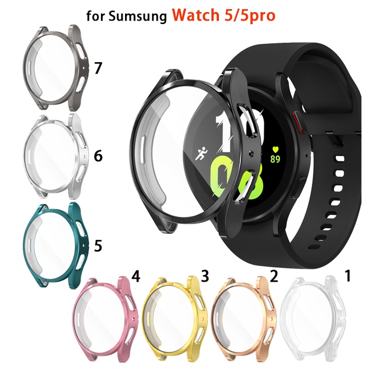 TPU Plated housing Protective Case for Samsung Galaxy Watch 5 pro 40mm 44mm 45mm