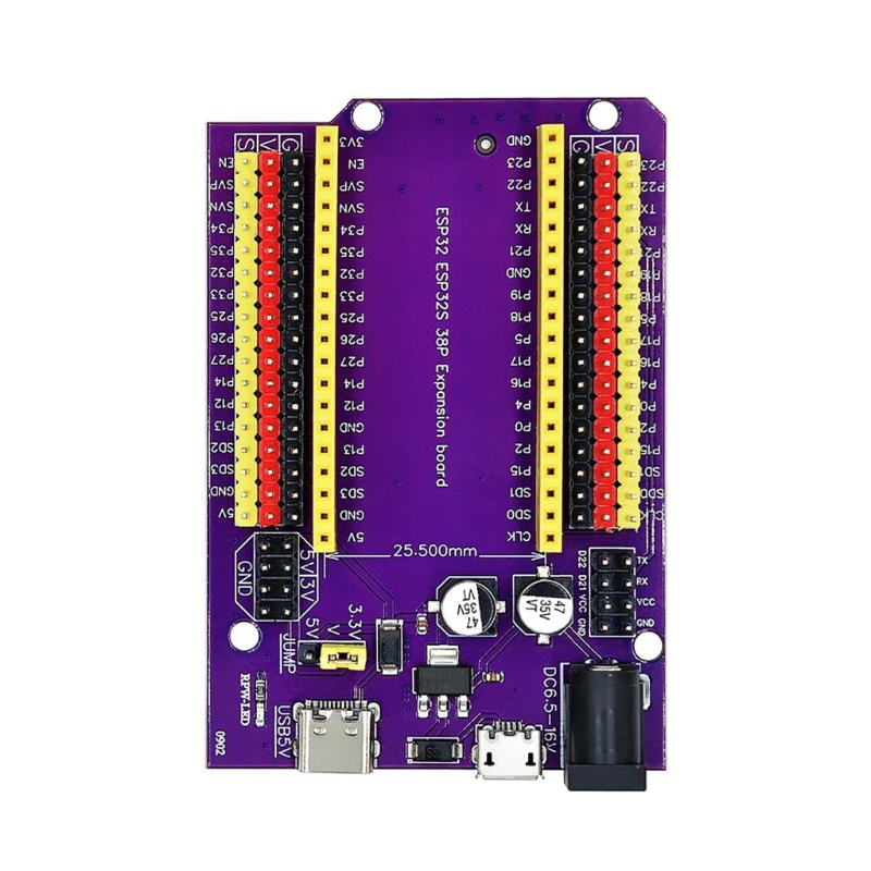 【RUU】 ESP32 Development Board 38Pin Expansion Board TypeC Micro USB WiFi+BT CP2102