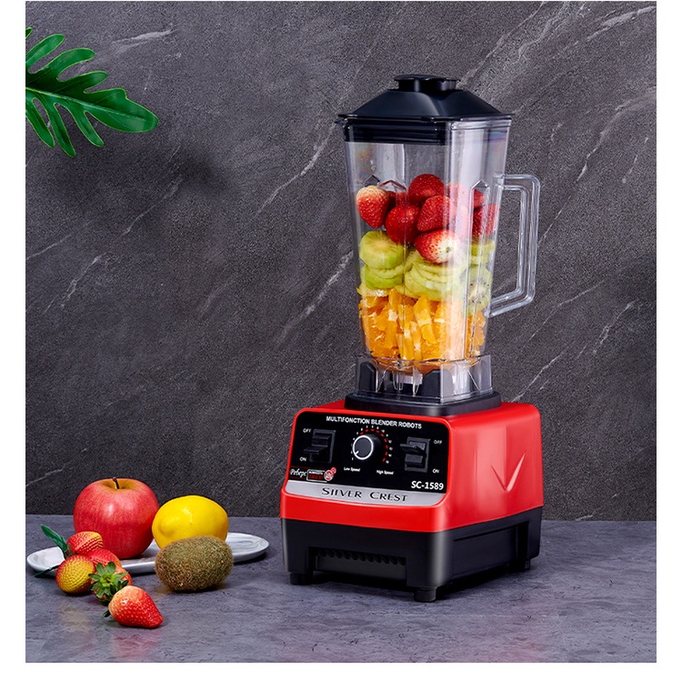 Blender Padu Heavy Duty 5500W Jug Besar / Silver Crest Blender 2.5L