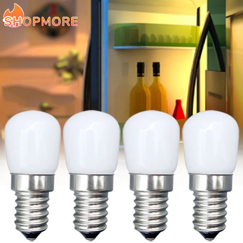 [Marvelous] E14 White Light Refrigerator Ceiling Light Bulb Energy-saving Durable Bedroom Eye Protection Table Lamp Accessories Display Cabinet Lighting