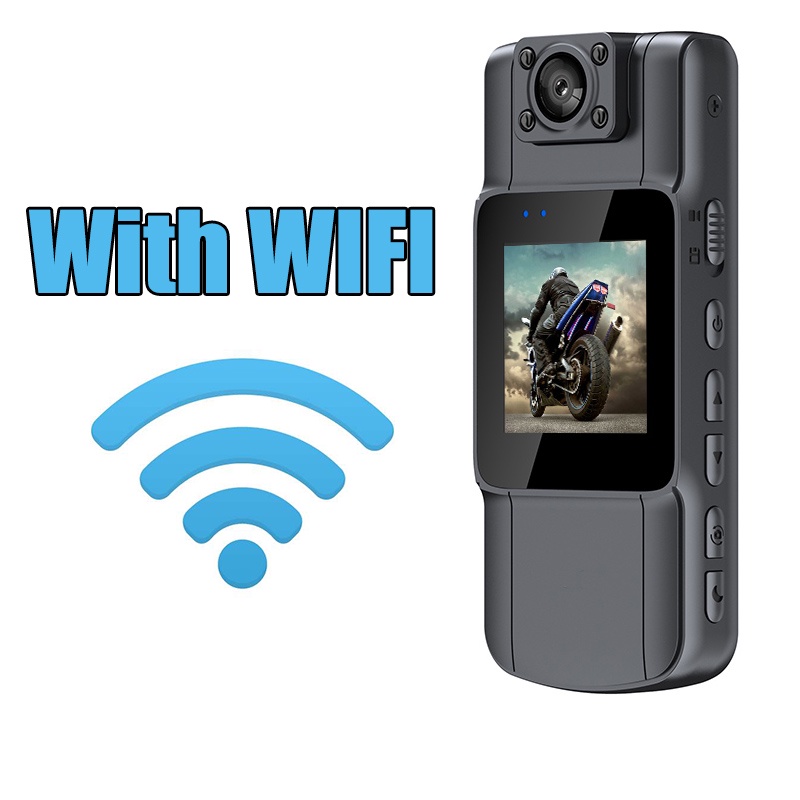 4K HD WIFI Mini Camera Portable Wearable Digital Video Recorder Body Sport Cam Infrared Night Vision Police Cam Small Mini Magnetic Cam