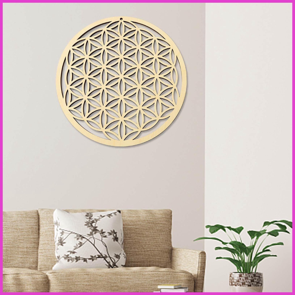 Flower Of Life Wall Art Sacred Geometry Wall Art Flower Of Life Spiritual Home Decor For Yoga/Meditation Chakra Cr lyumy