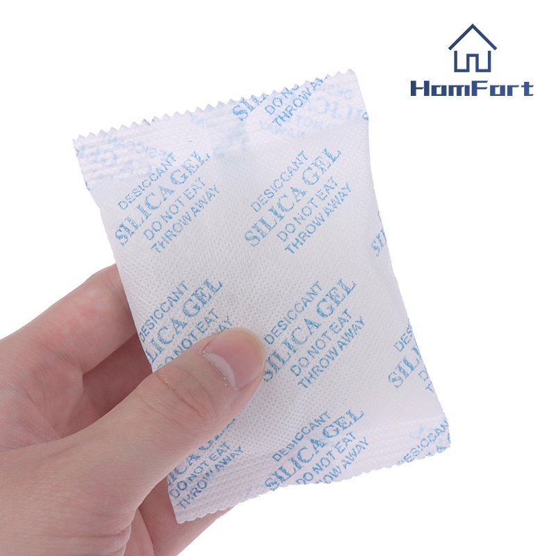 10/20/30/50/100g Package Non Toxic Silica Gel Desiccant Damp Kitchen Room Living Moisture Dehumidifier Absorber Bag
