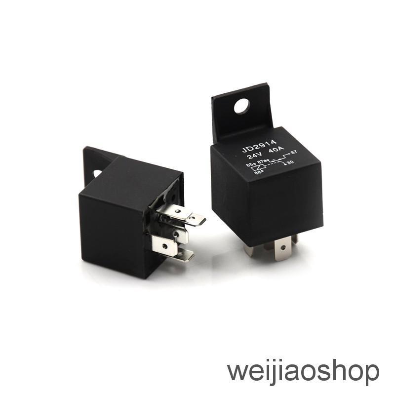Must Durable WEIJIAOSHOP 5 Pin 40A Car Relay Automotive Normally Open DC 12V/24V Relays Head Multi - Image 3
