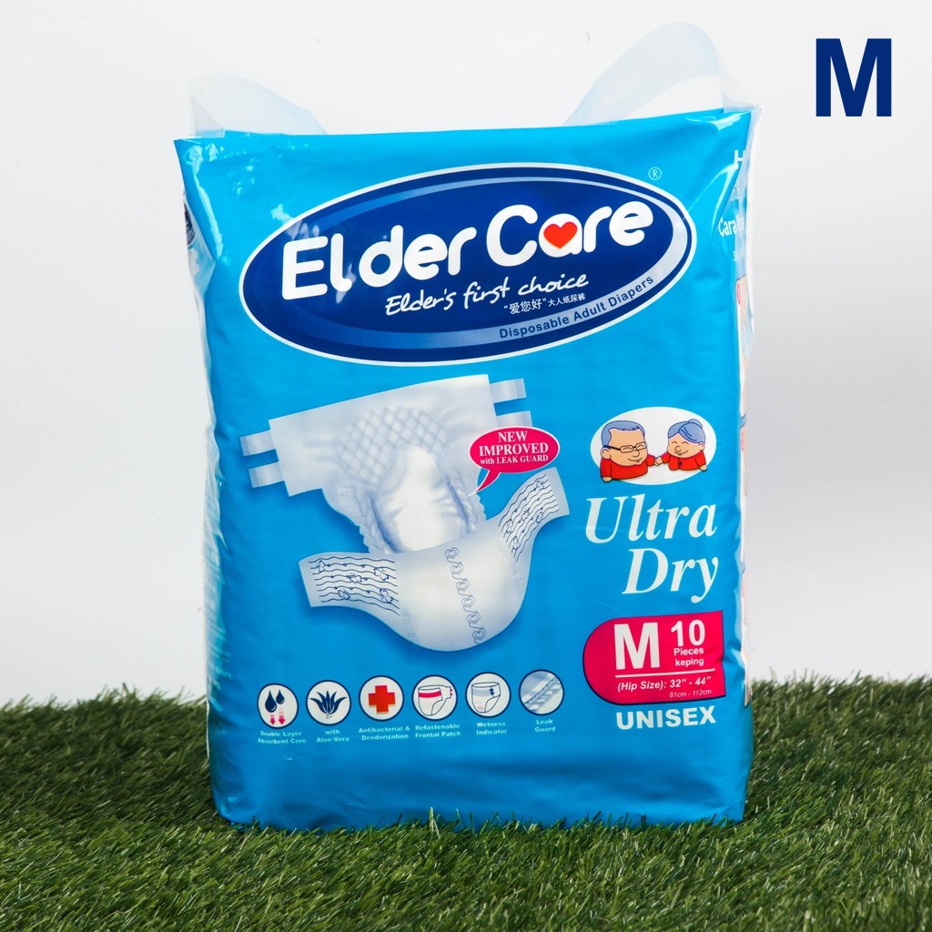 Elder Care Adult Diapers Unisex M size 10's