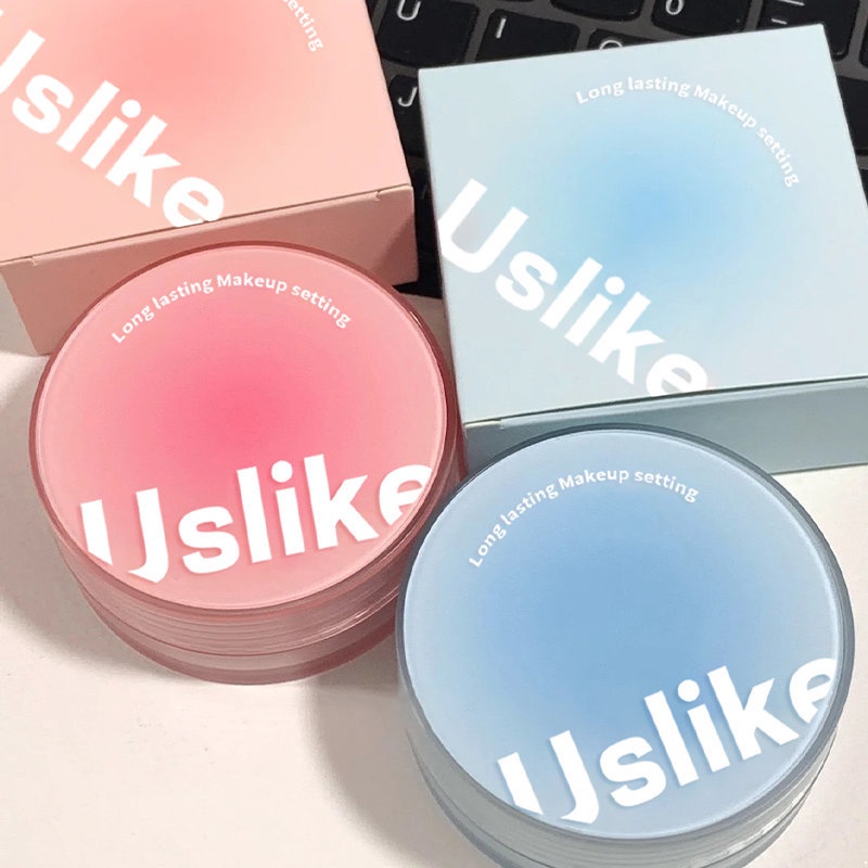 Uslike Jelly Loose Powder Makeup Powder Good Sealing Not Easy To Take Off Your Makeup Waterproof Conceal Powder