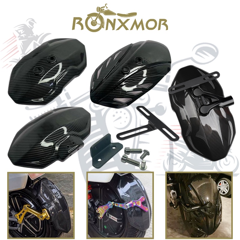 RONXMOR Motorcycle Mudguard Cover E-bike Fender Cover Scooter Fender Screw Mudguard Plate Holder Fender Accessories Parts 1st 2nd 3rd 4th Mudguard Repair Parts