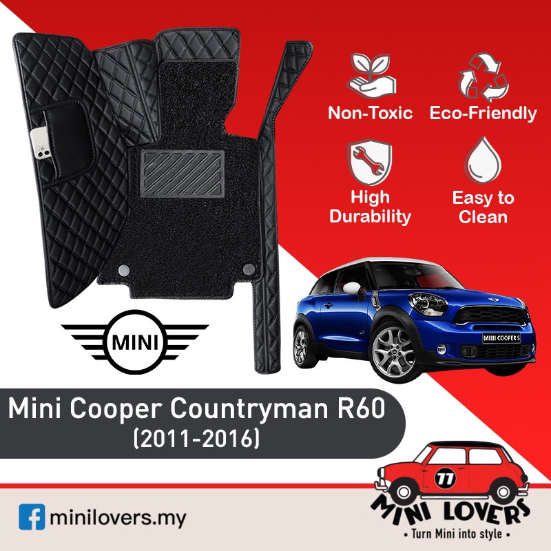 Mini Cooper Countryman R60 (2011-2016) Premium Double Layer Car Mat / Karpet Kereta