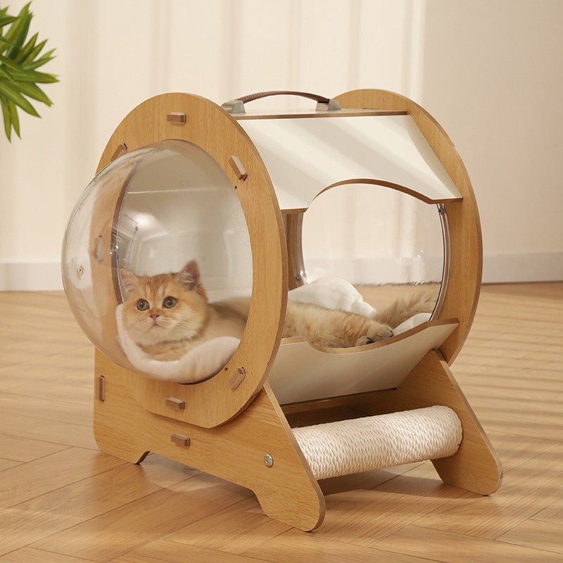 JENNY SHOP Cat Litter Four Seasons Universal Summer Bed Pet House Space Capsule Hanging Ice