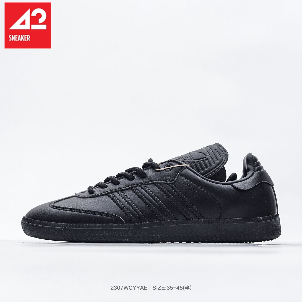 Ready Stock AD Originals Samba Vegan OG Low top breathable non-slip outdoor sneakers Skateboard Shoes Outdoor Fashion Comfort Casual shoes 80