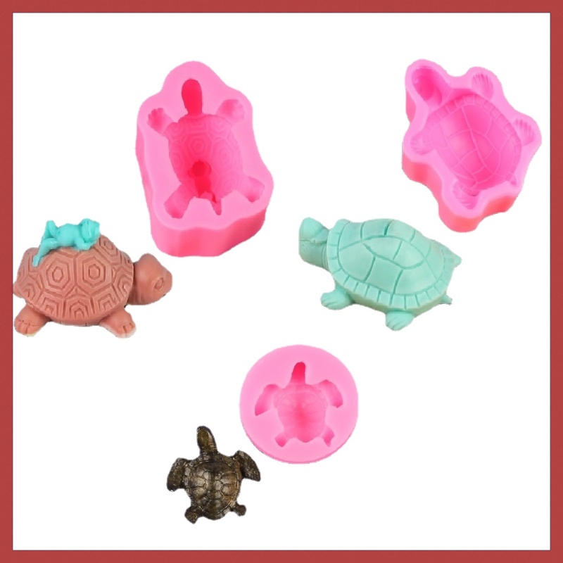 Sea Turtle Mold Silicone diy Fondant Cake Baking Shape Chocolate Mousse Candle