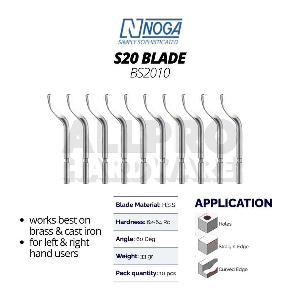 BK3010 Repair NOGA Heavy Duty Deburring Holder Edge Trimming Tool Deburr Swivel Blade NB1100 BS1010 BS2010 BS3510 BS1018 - Image 3