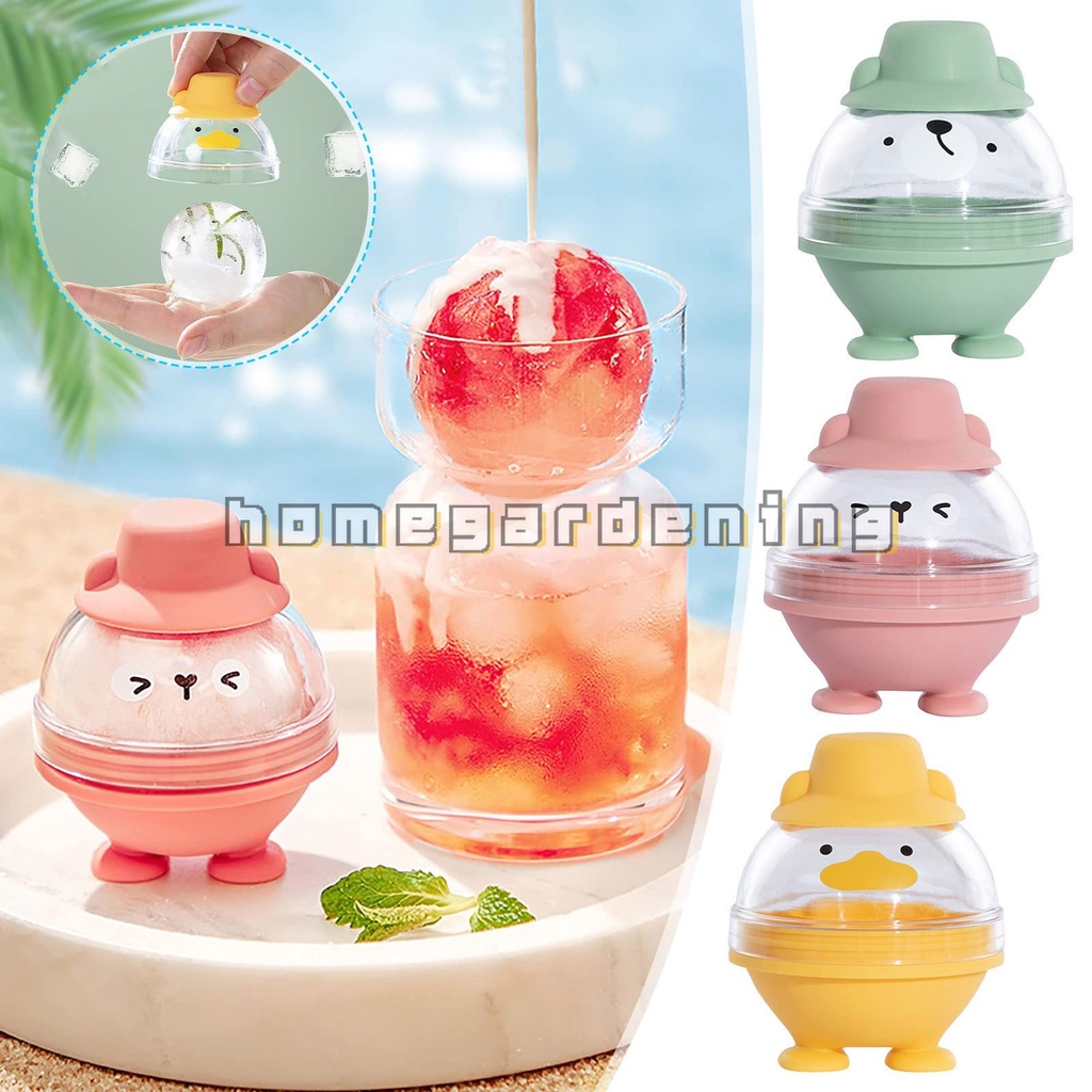 Cartoon Home Ice Ball Maker Big Round Ball Candy Color Ice Ball Maker Mold Whiskey Cocktails Ice Mold Kitchen Accessories