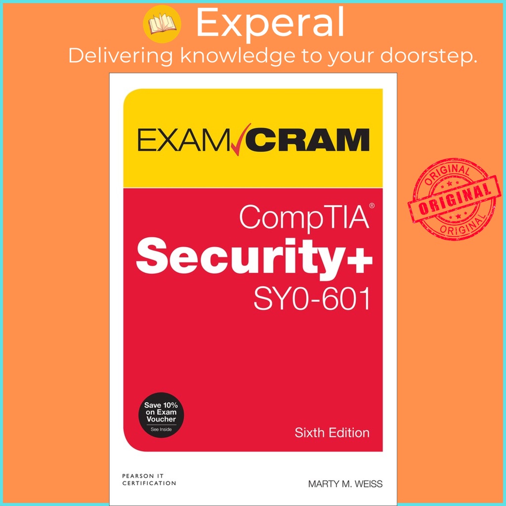 [English - 100% Original] - CompTIA Security+ SY0-601 Exam Cram by Martin Weiss (US edition, paperback)