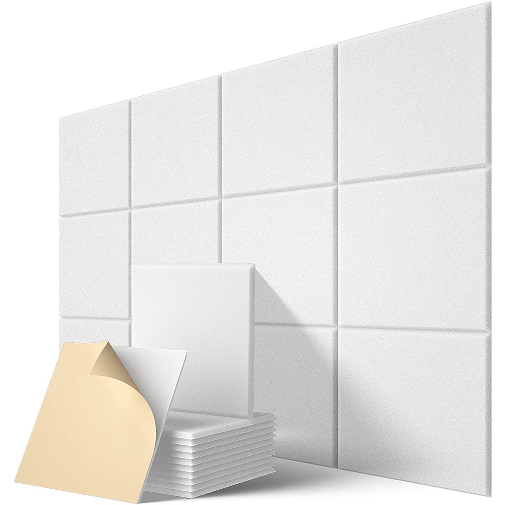 Reliable Must 6-Type Square 30x30cm Acoustic Panel Self Adhesive Sound Proof Foam Panels Dampening Pads Studio Office... - Image 4