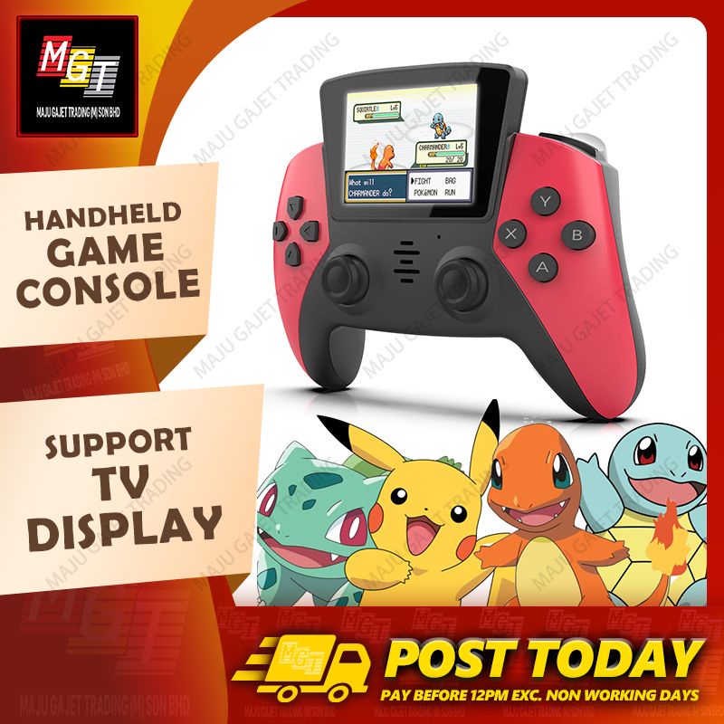 Pokemon Gameboy Game Console Handheld Retro Video Game Consoles D6 1000 Games Support GBA MD NEOGEO MAME