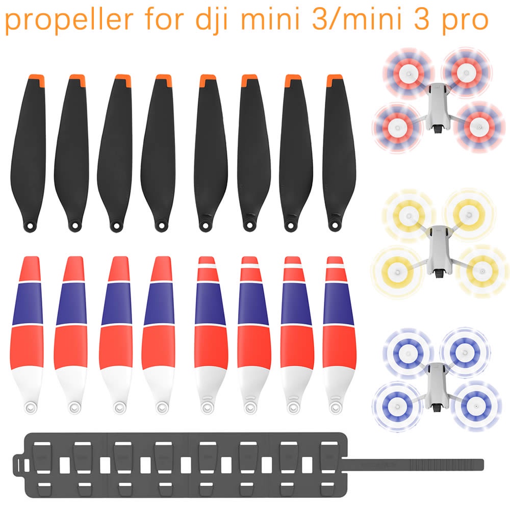 Propeller for Dji Mini 3 Pro Hard and Durable Lightweight Carbon Fiber Propellers storage Foldable Props Blades Accessories