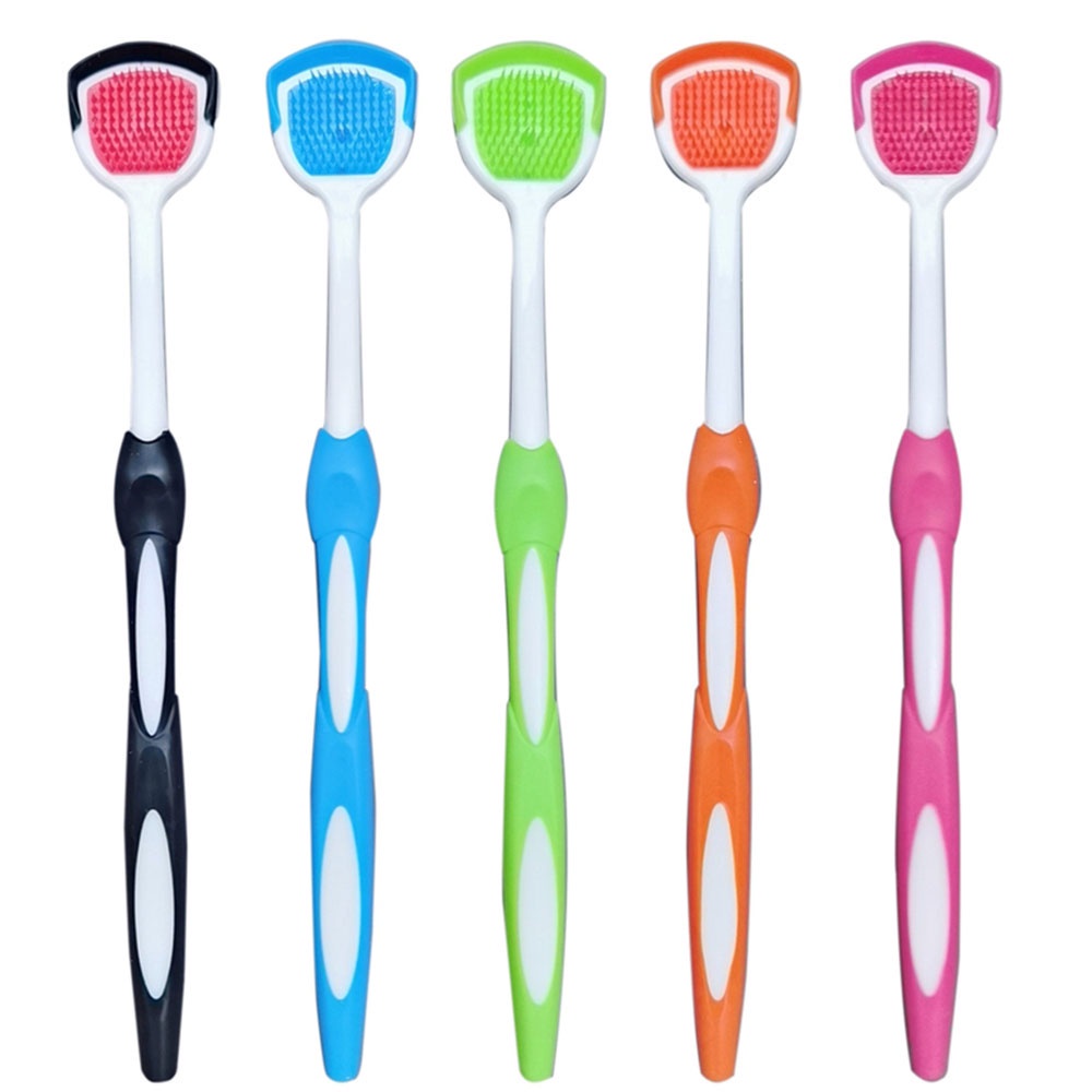 Multi Reliable MOCHO High Quality Tongue Scraper Fresh Breath Brush Cleaner Reusable Silicone Eco Friendly Oral H Pur... - Image 4