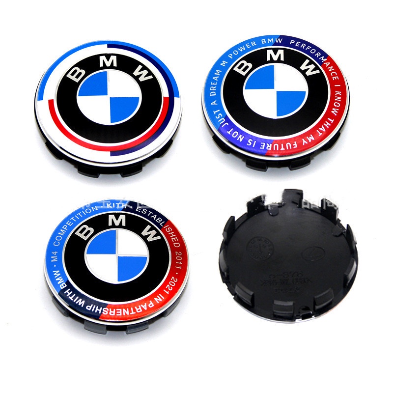 Versatile Must Car 50th Anniversary Logo BMW Exterior Decoration Cover Styling badge Wheel Hub Steering emblem Front ... - Image 2