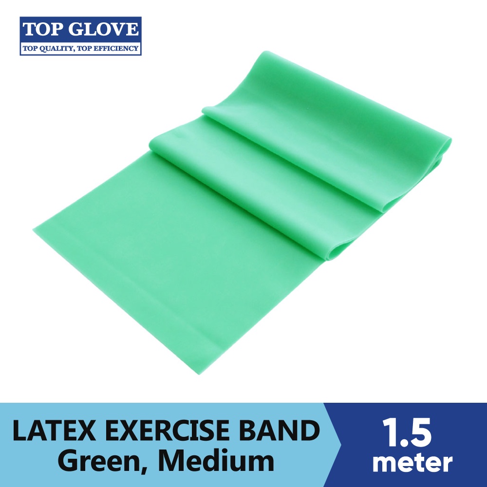 Top Glove Duraband Latex Exercise Band For Workout/ Rehabilitation/ Training | 1 Pcs Per Pack | 运动弹力带 Tali Getah Senaman