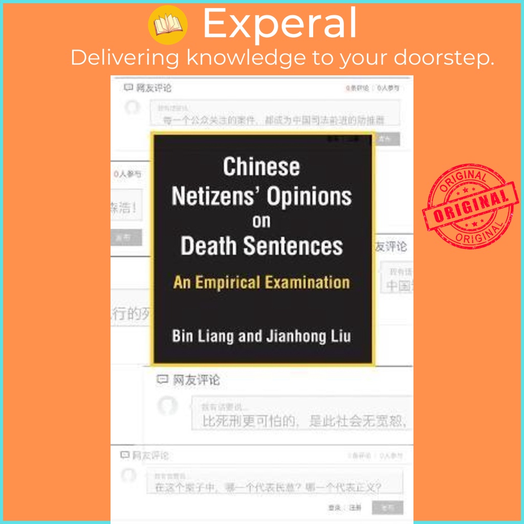 [English - 100% Original] - Chinese Netizens' Opinions on Death Sentences : An Empi by Bin Liang (US edition, paperback)