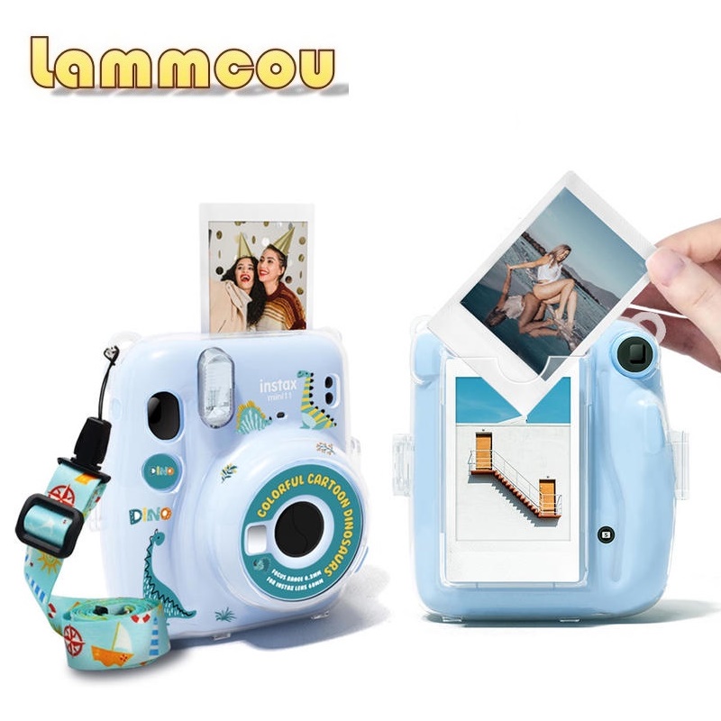 Fashion Travel Lammmcou Compatible Fujifilm Instax Mini 11 Artist Oil Painting PU Leather Instant Camera Bag Availabl... - Image 3