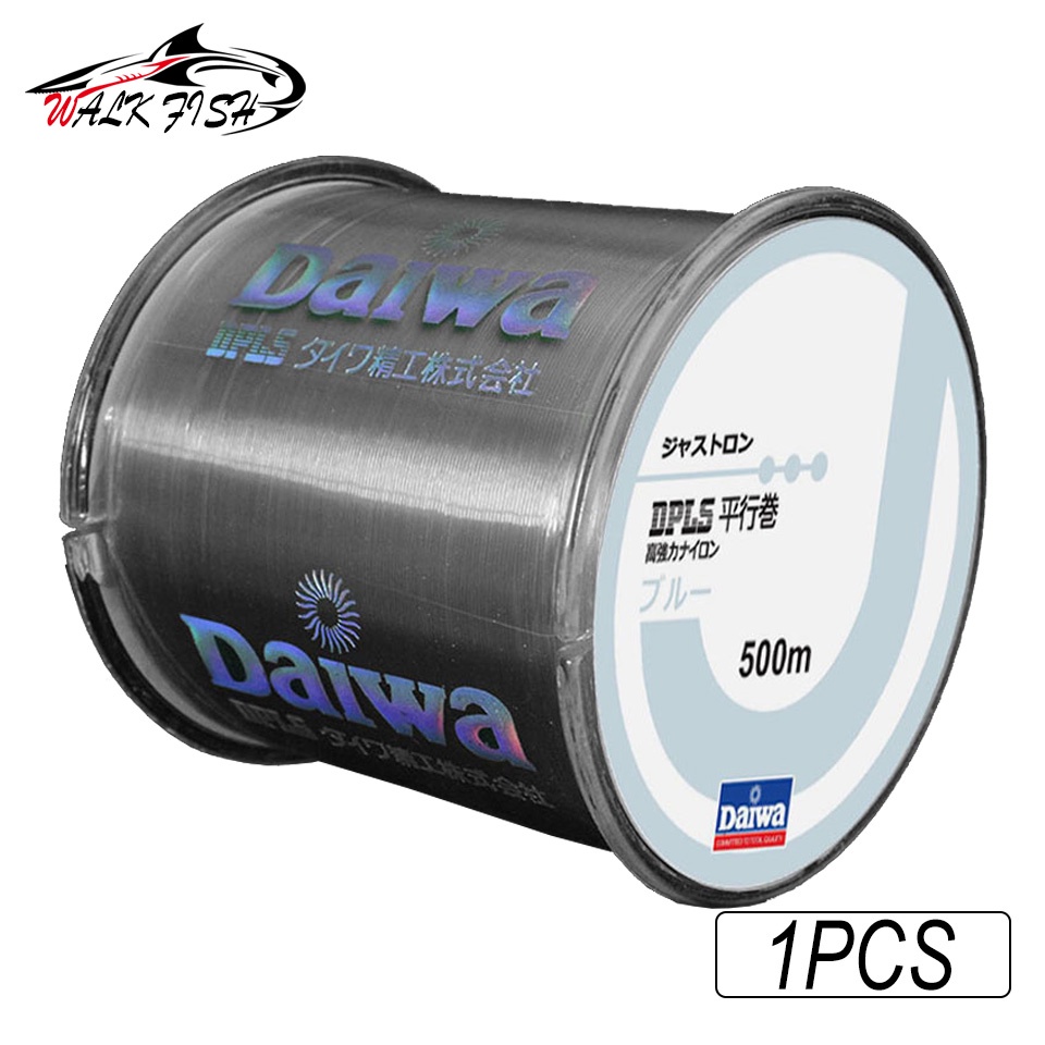 Daiwa 500m 2-35LB Super Strong Monofilament Nylon Fishing Line Japanese Wear-resistant Tenacity Fishing Line Durable Fishing Accessories