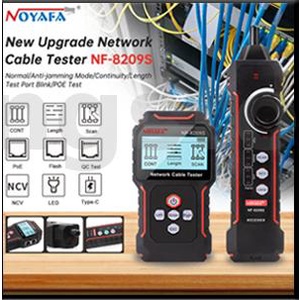 NOYAFA NF-488 Network Cable Tester PoE Switch Online Test PoE Voltage Polarity Cable Tracker Loop Test Tool