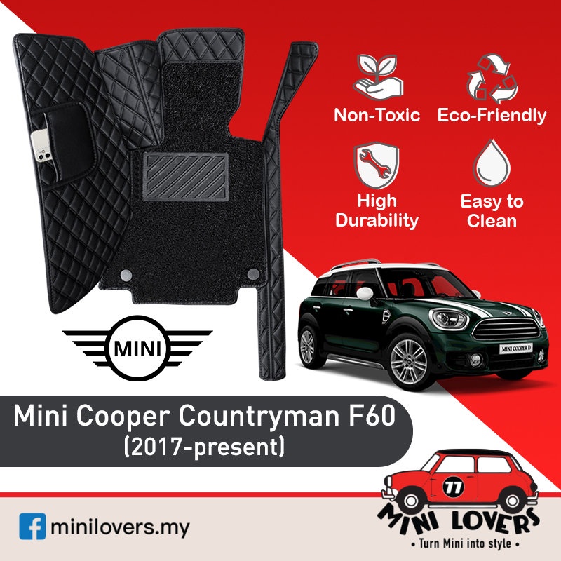 Mini Cooper Countryman F60 (2017-Present) Premium Double Layer Car Mat / Karpet Kereta