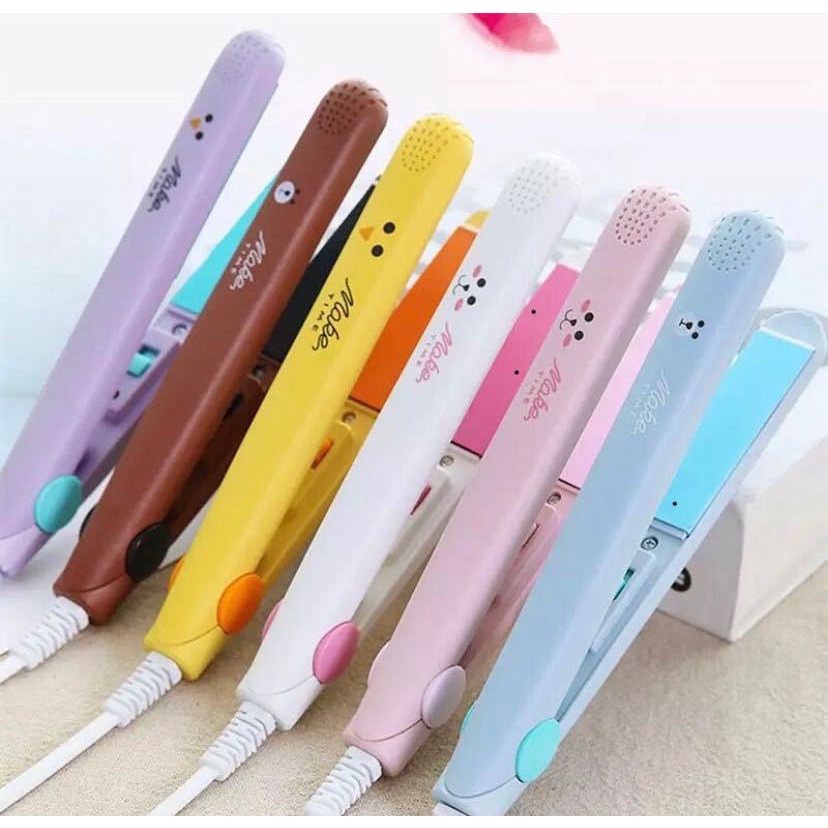 New Curling Iron Mini Hair Straightener Iron Ceramic Straightening Styling Tools Hair Curler