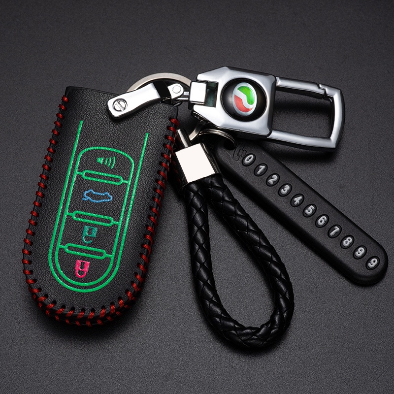 Reliable Purpose PERODUA MYVI BEZZA AXIA ARUZ Leather Key Cover Holder Premium Grade Ready Stock - Image 3