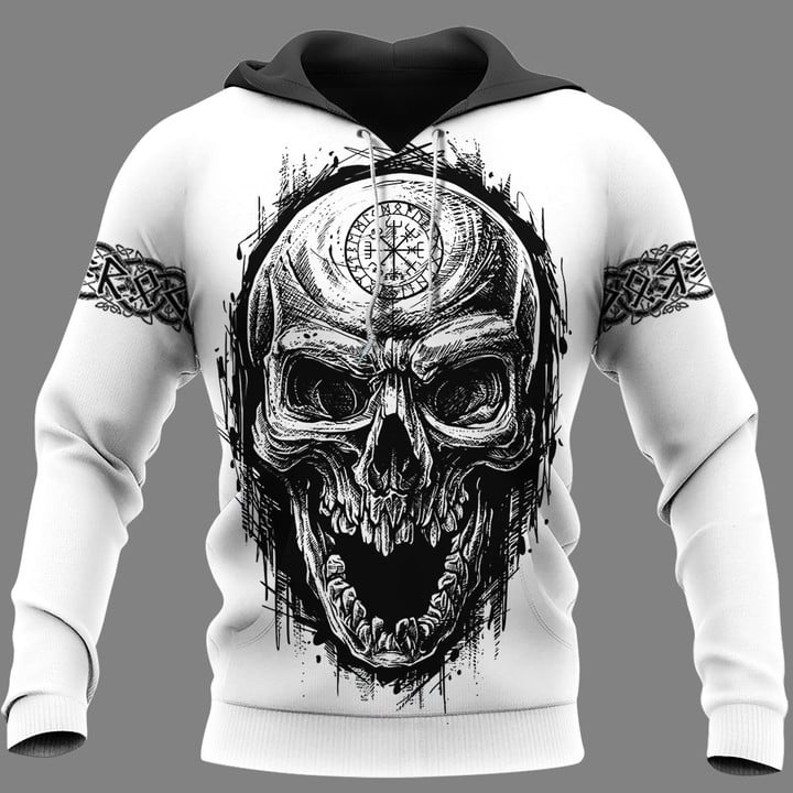 Viking Hoodie 3D - Viking Axe - Tree Of Life